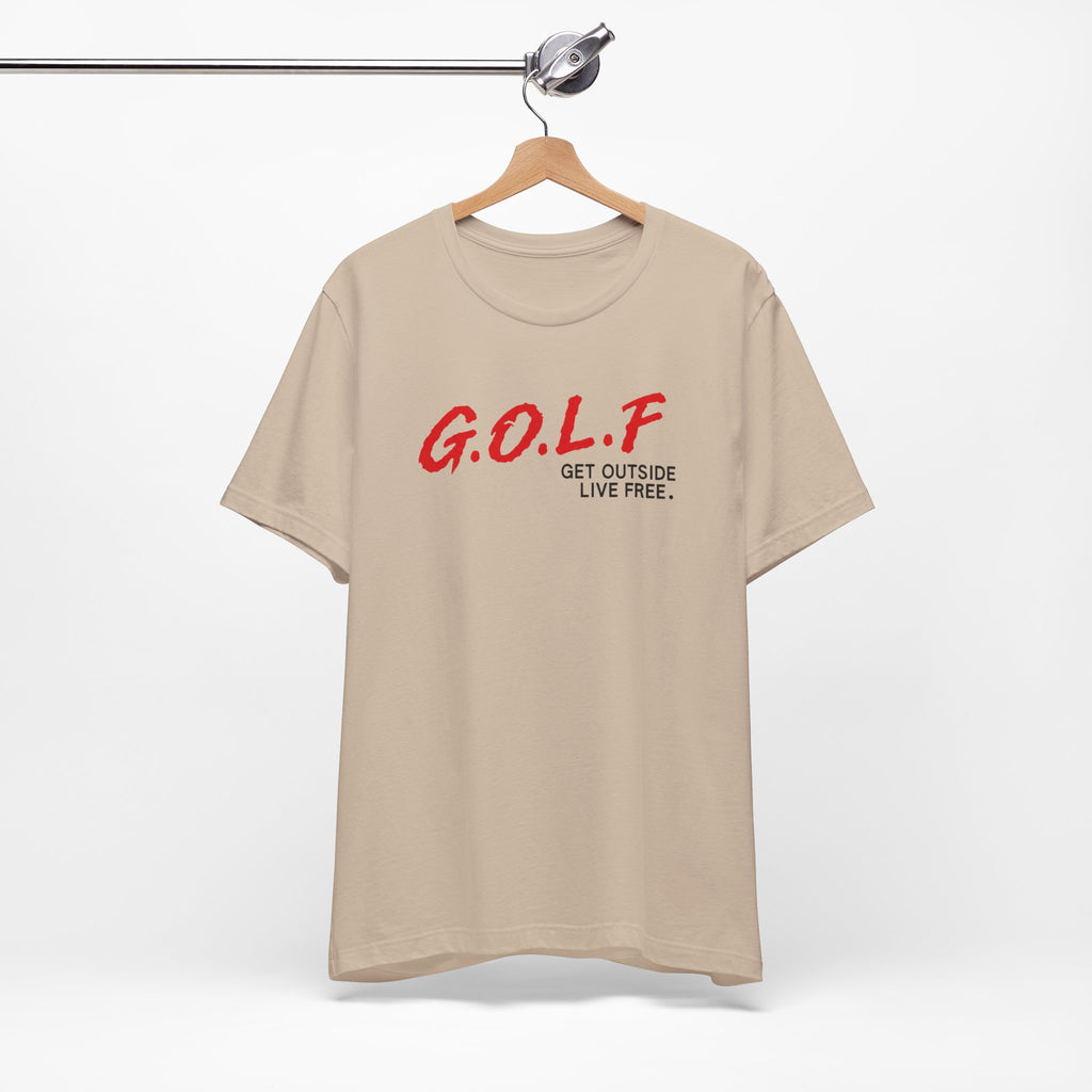 "GOLF" Club Tee