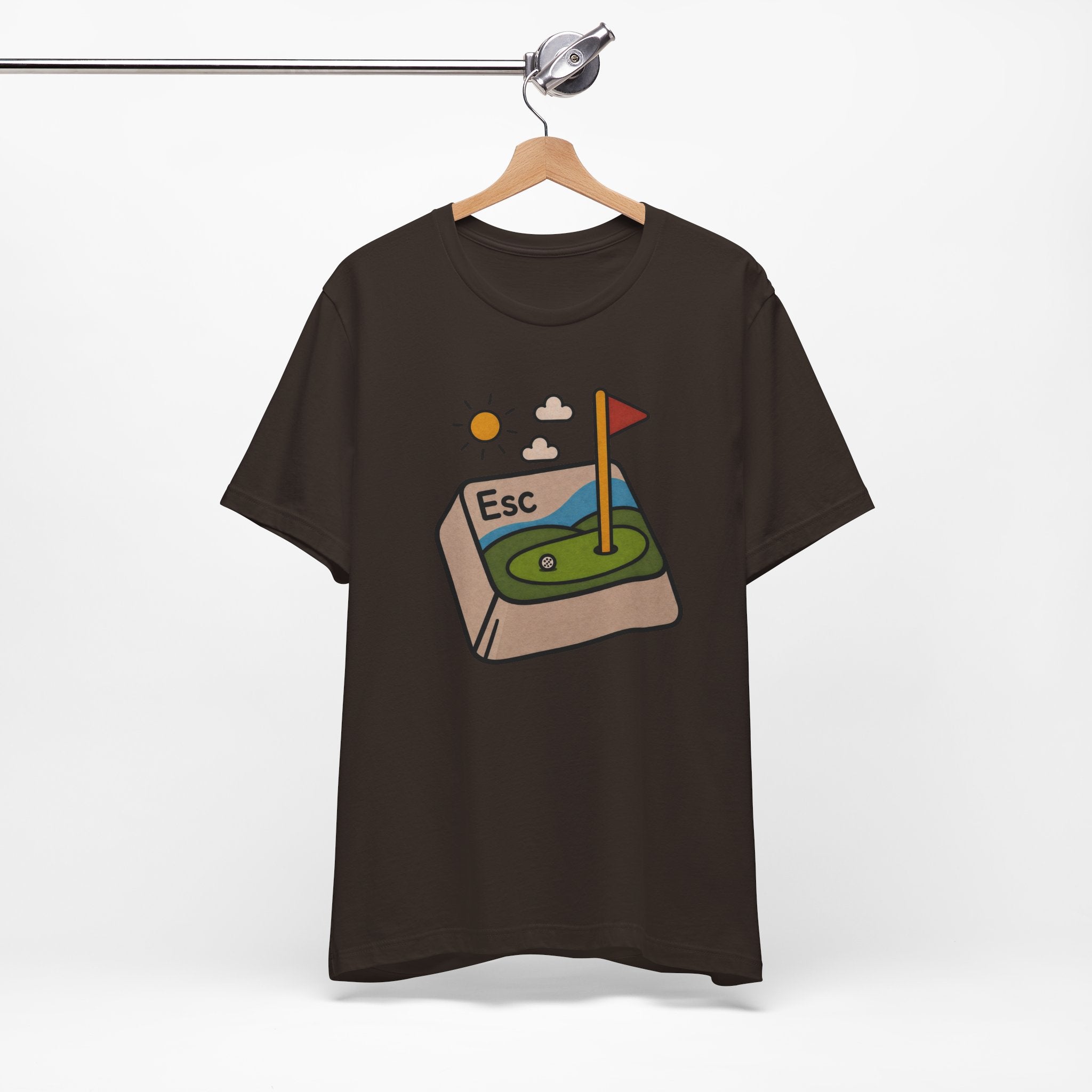 The "Golf Escape Button" Tee