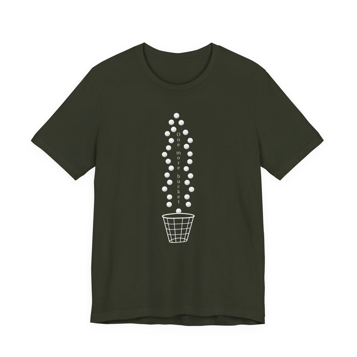 "One More Bucket" Golf Tee