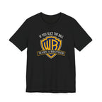 "Warn A Brother" Golf Tee