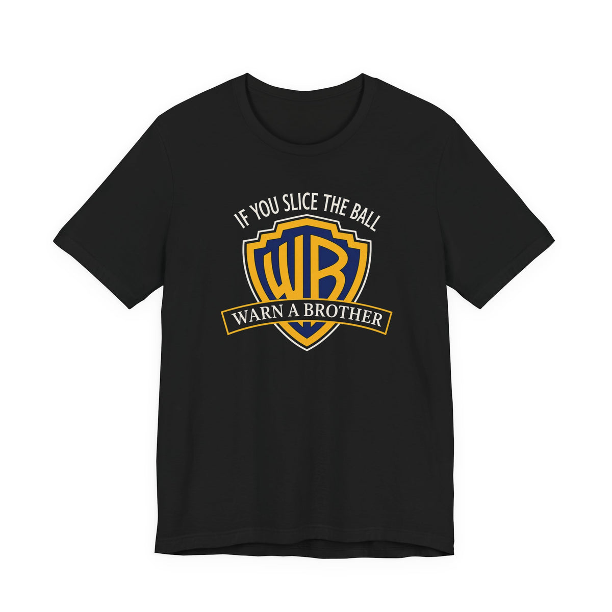 "Warn A Brother" Golf Tee