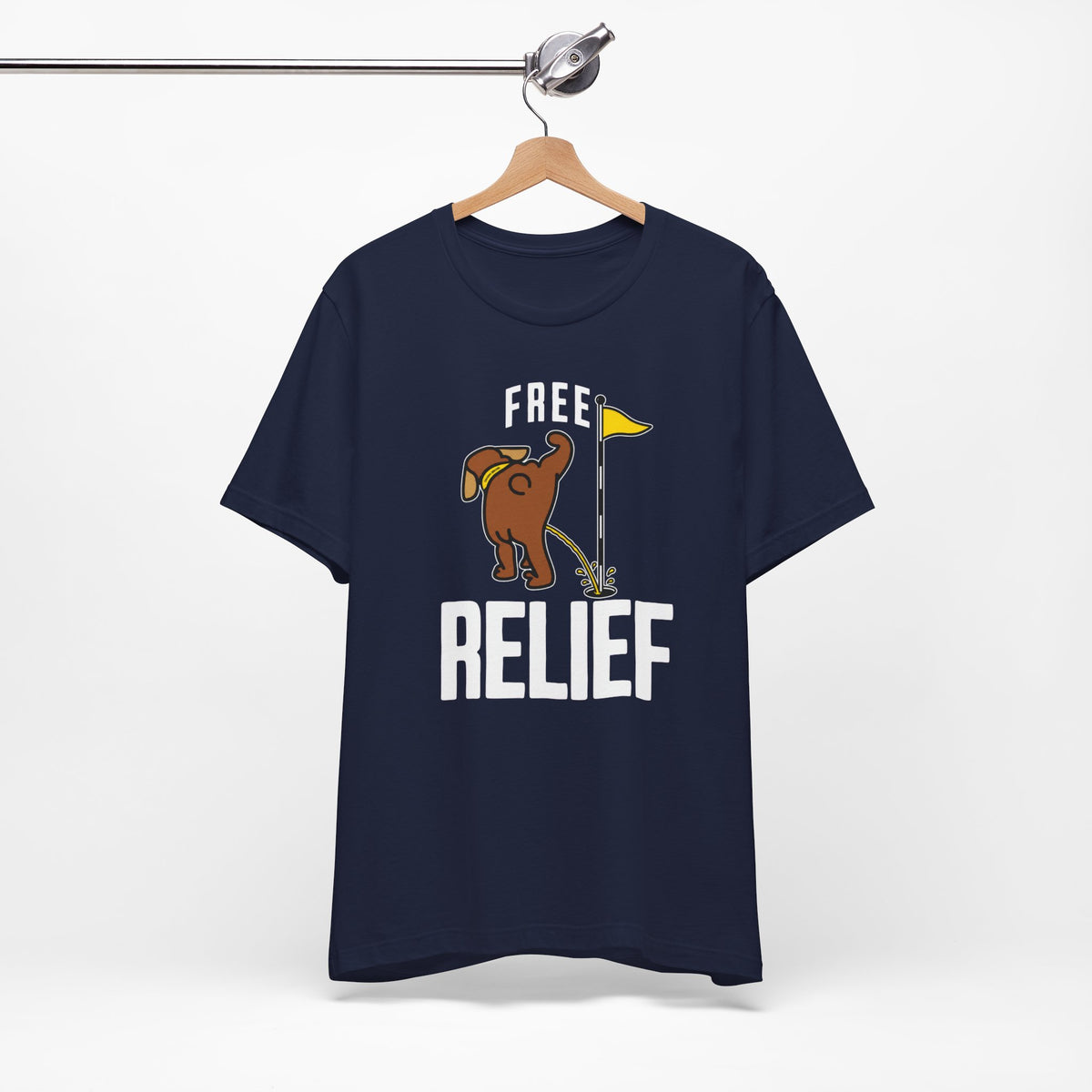 "Free Relief" Golf Tee