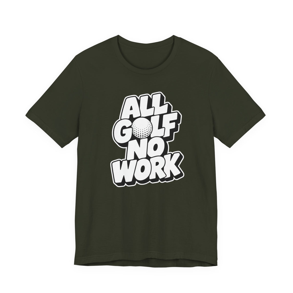 "All Golf No Work" Club Tee