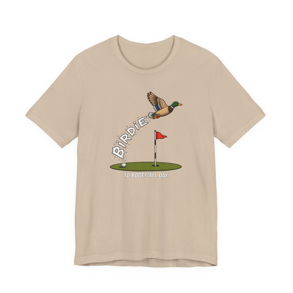 "Birdie To Bogey" Golf Tee