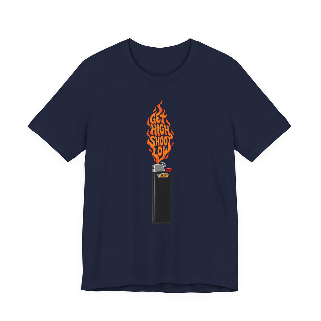 "Get High Shoot Low" Golf Tee