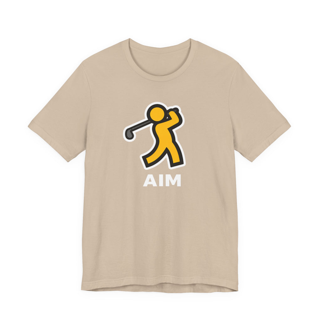 "AIM For The Green" Golf Tee