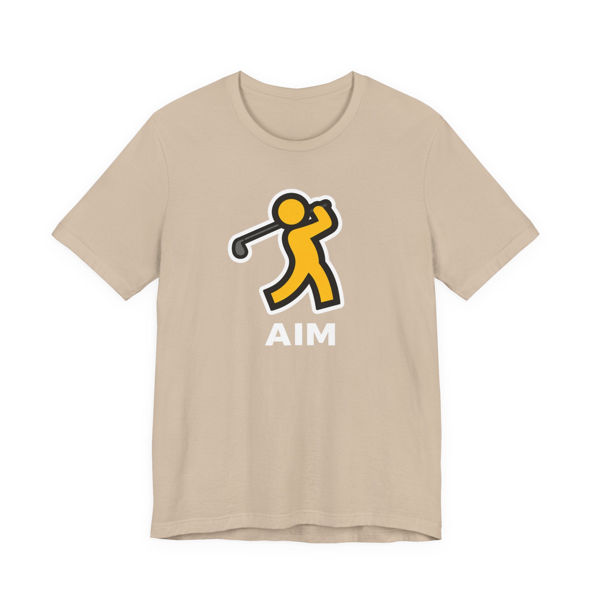 "AIM For The Green" Golf Tee