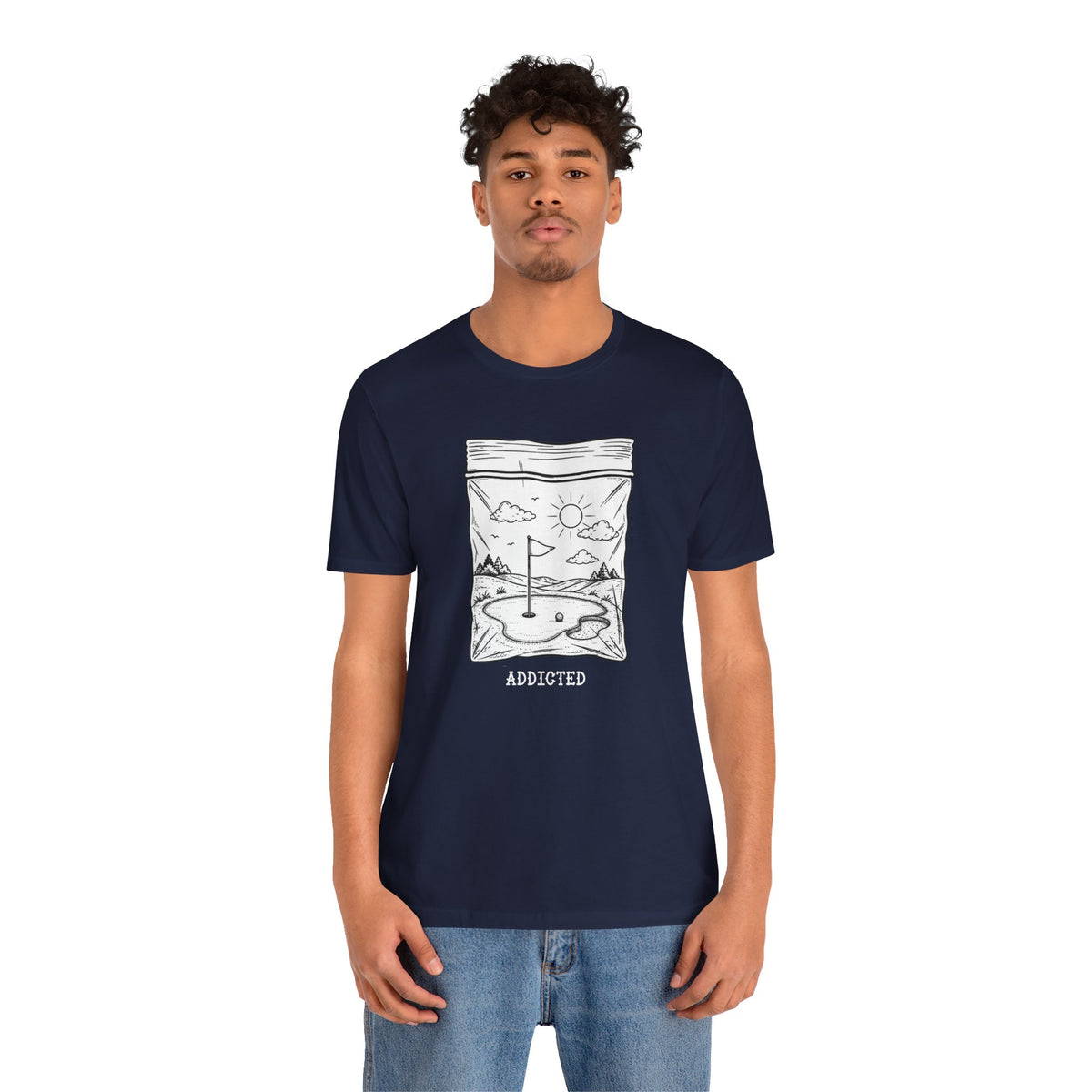 "Golf Addict" Club Tee