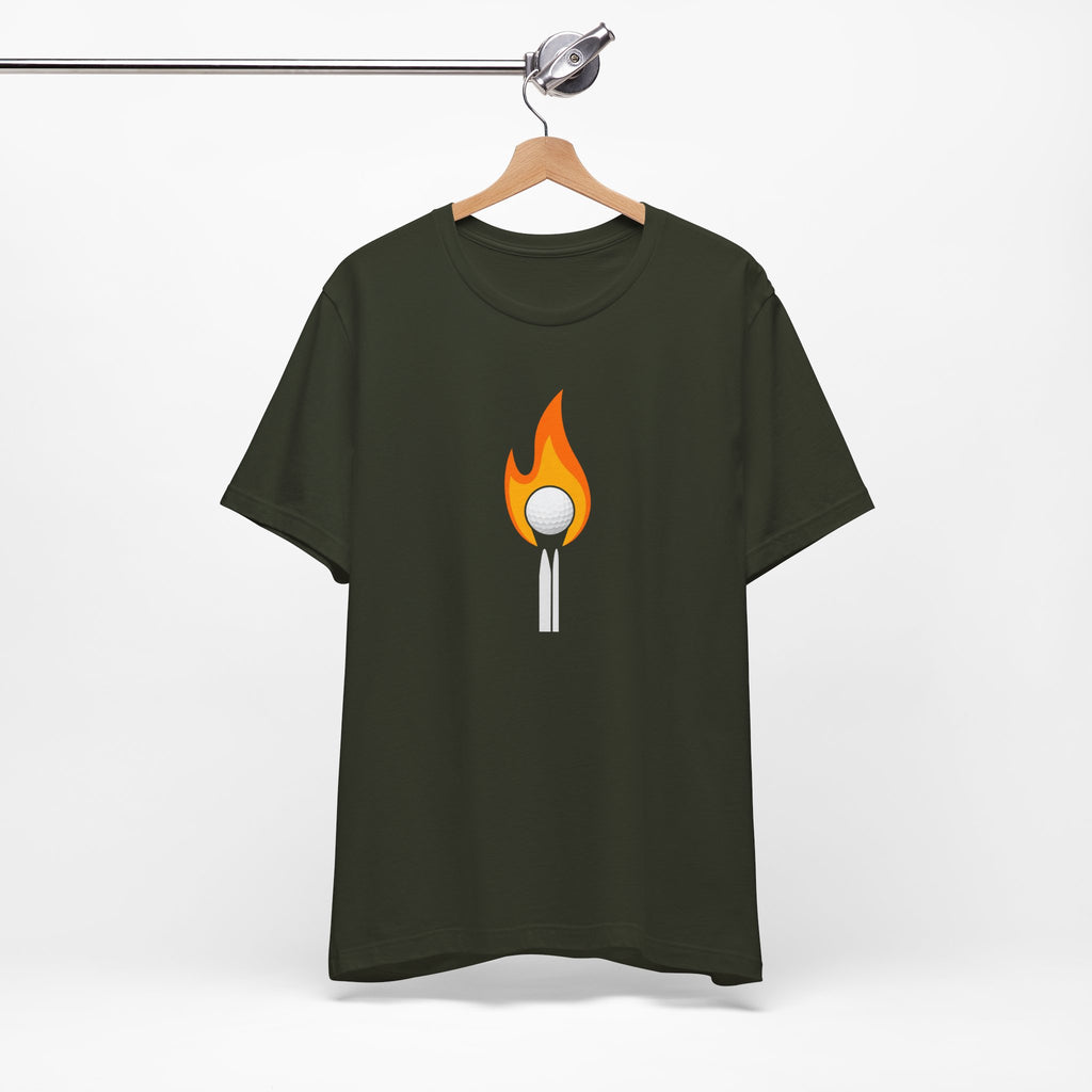 "Playing With Fire" Golf Tee