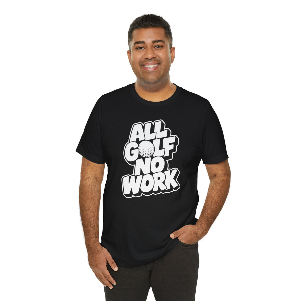 "All Golf No Work" Club Tee