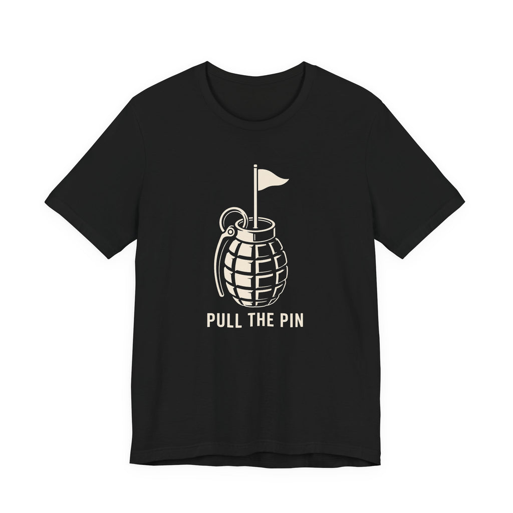 "Pull The Pin" Golf Tee