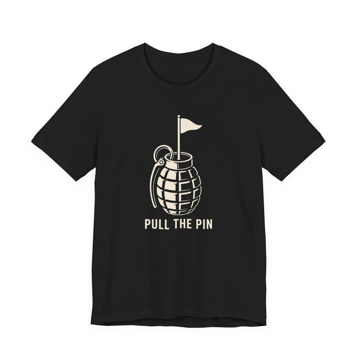 "Pull The Pin" Golf Tee