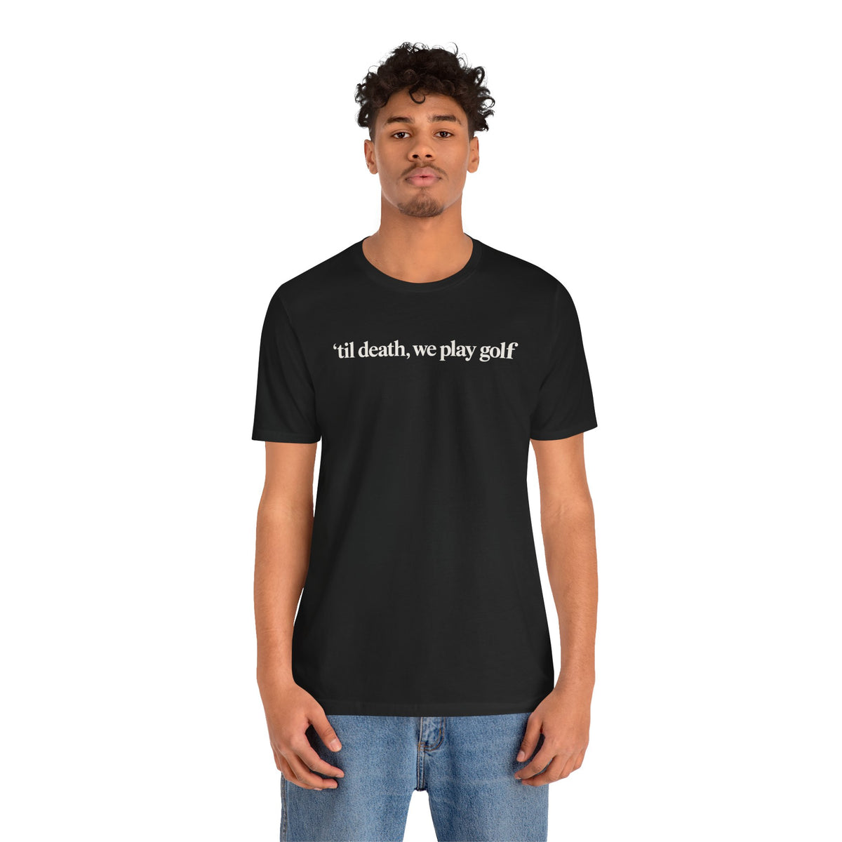 "'Til Death" Golf Tee