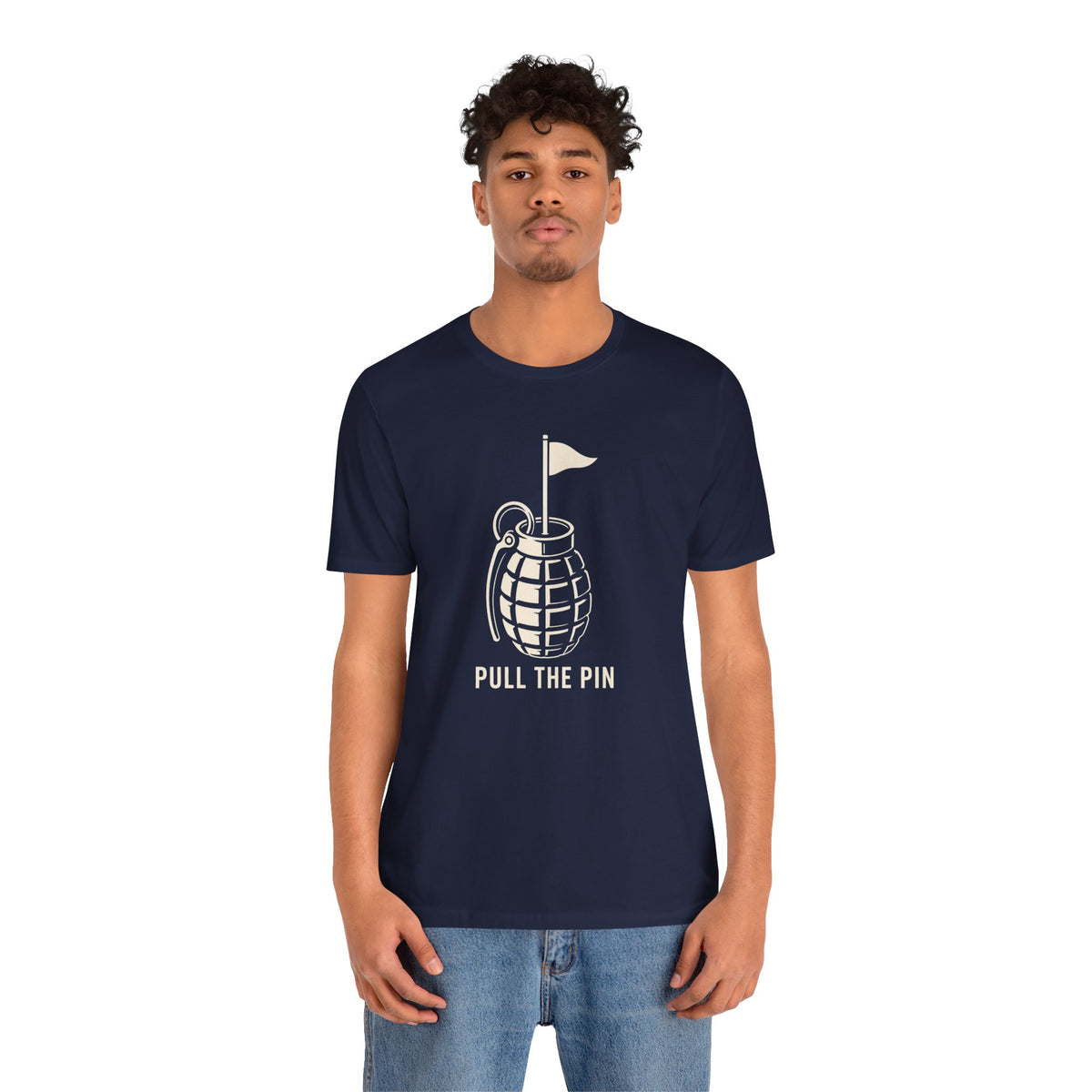 "Pull The Pin" Golf Tee