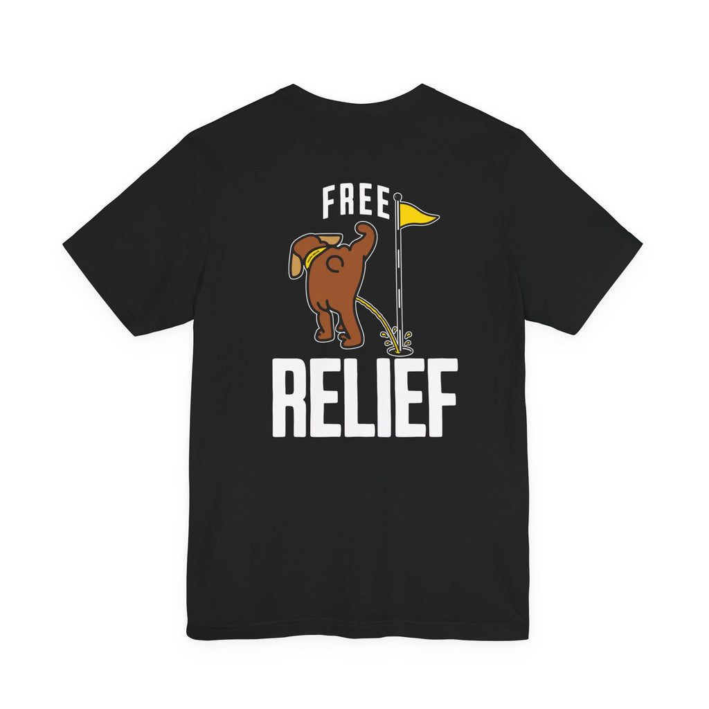 "Free Relief" Golf Tee