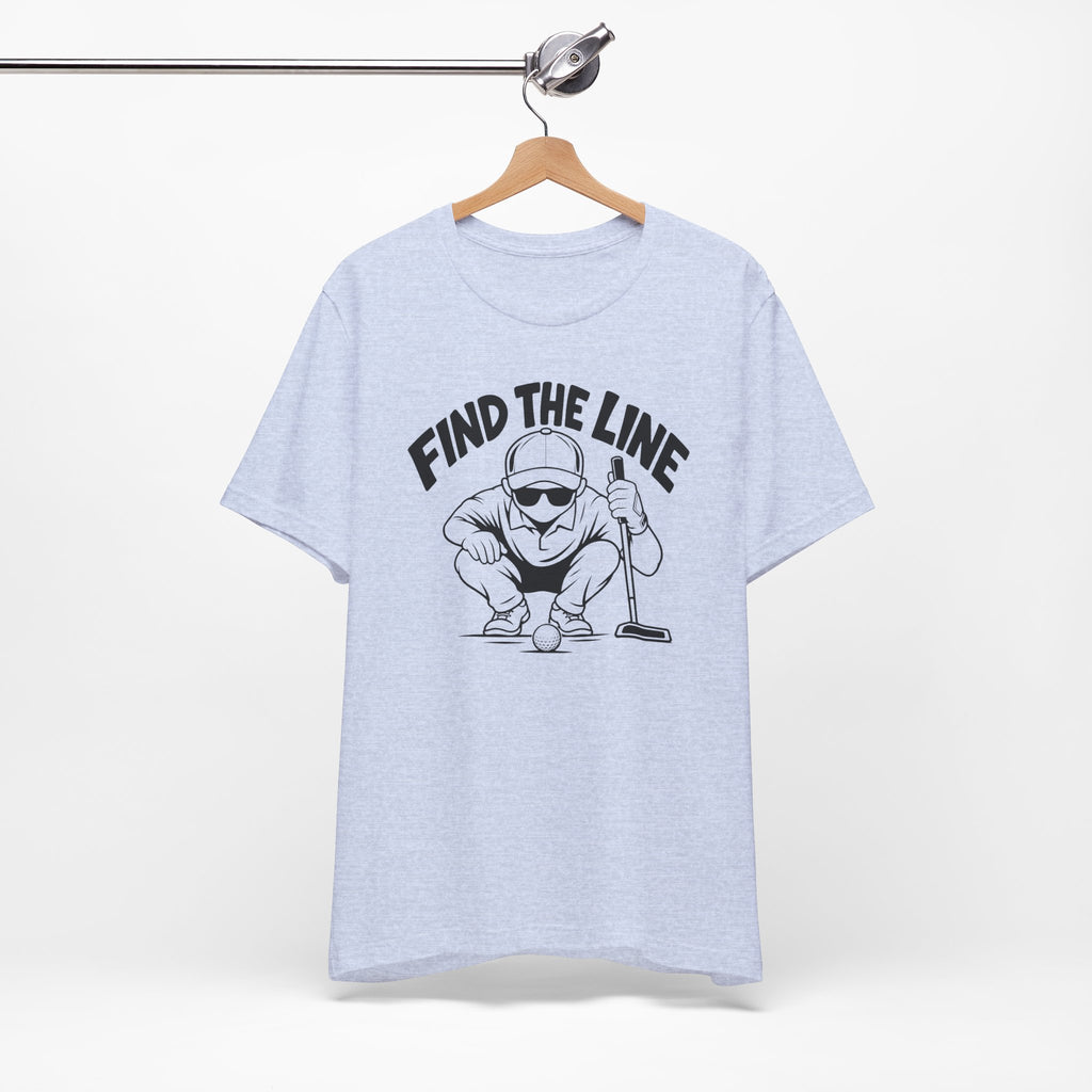 "Find The Line" Golf Tee