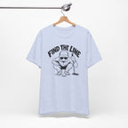 "Find The Line" Golf Tee