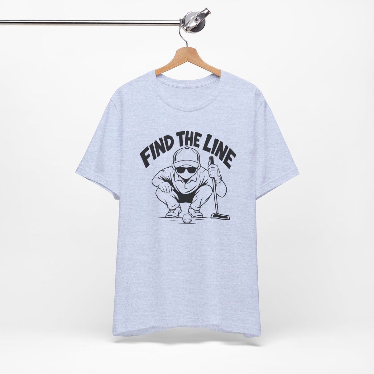 "Find The Line" Golf Tee