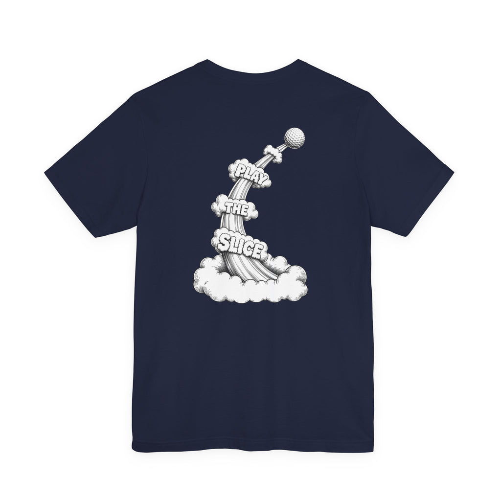"Play The Slice" Golf Tee
