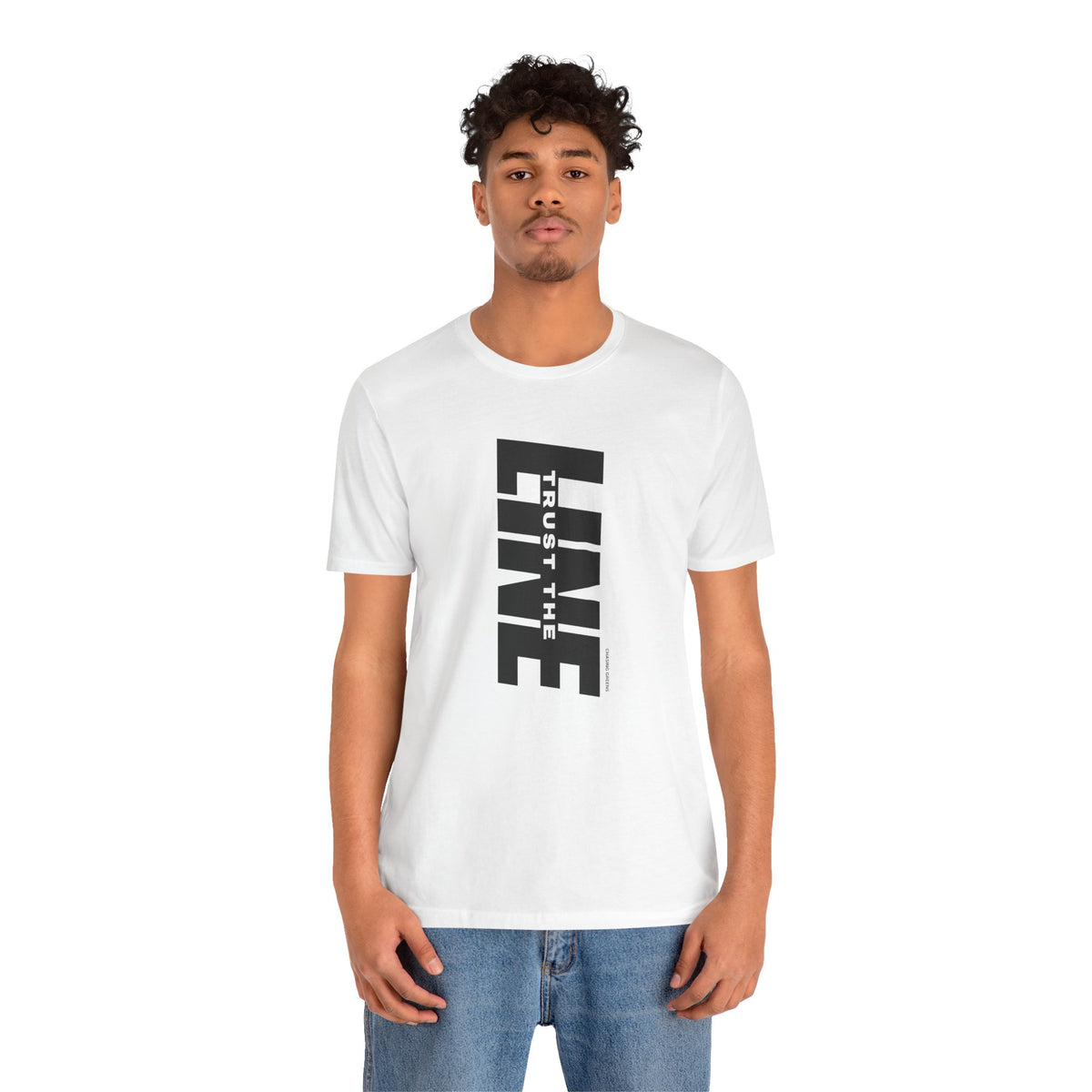 "Line Trust" Golf Tee