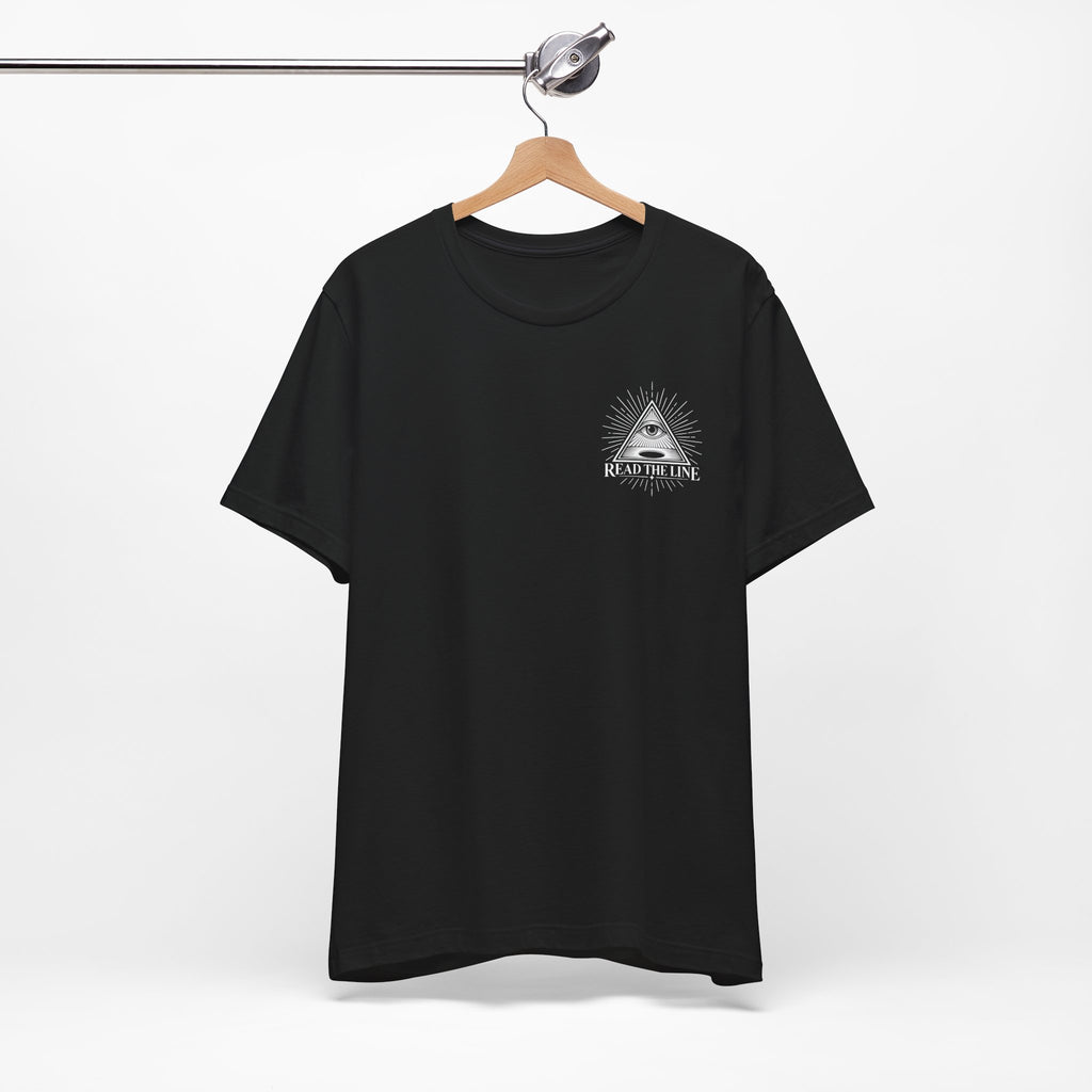 "Read The Line" Chest Tee