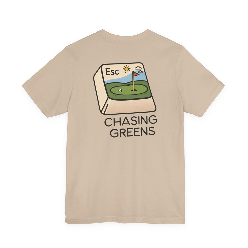 The "Escape Golfer" Tee