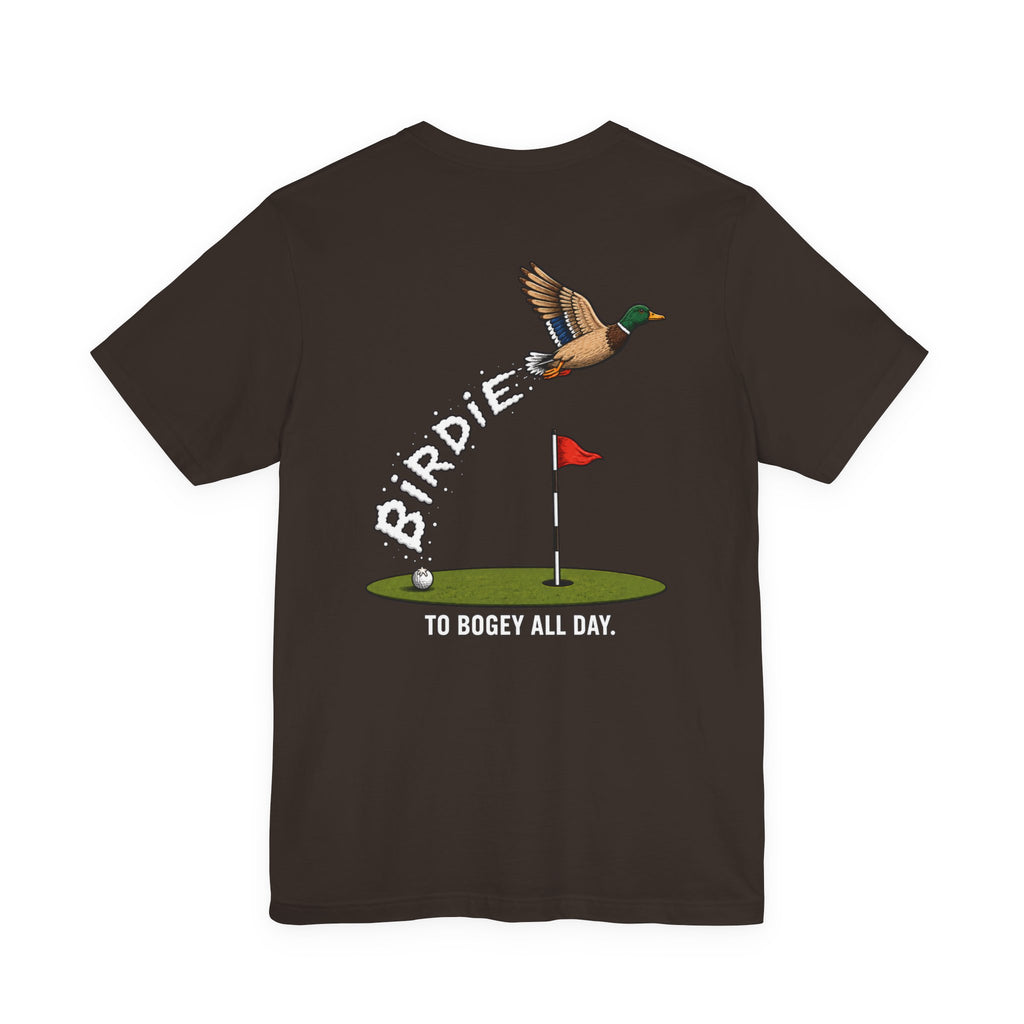 "Birdie To Bogey" Golf Tee