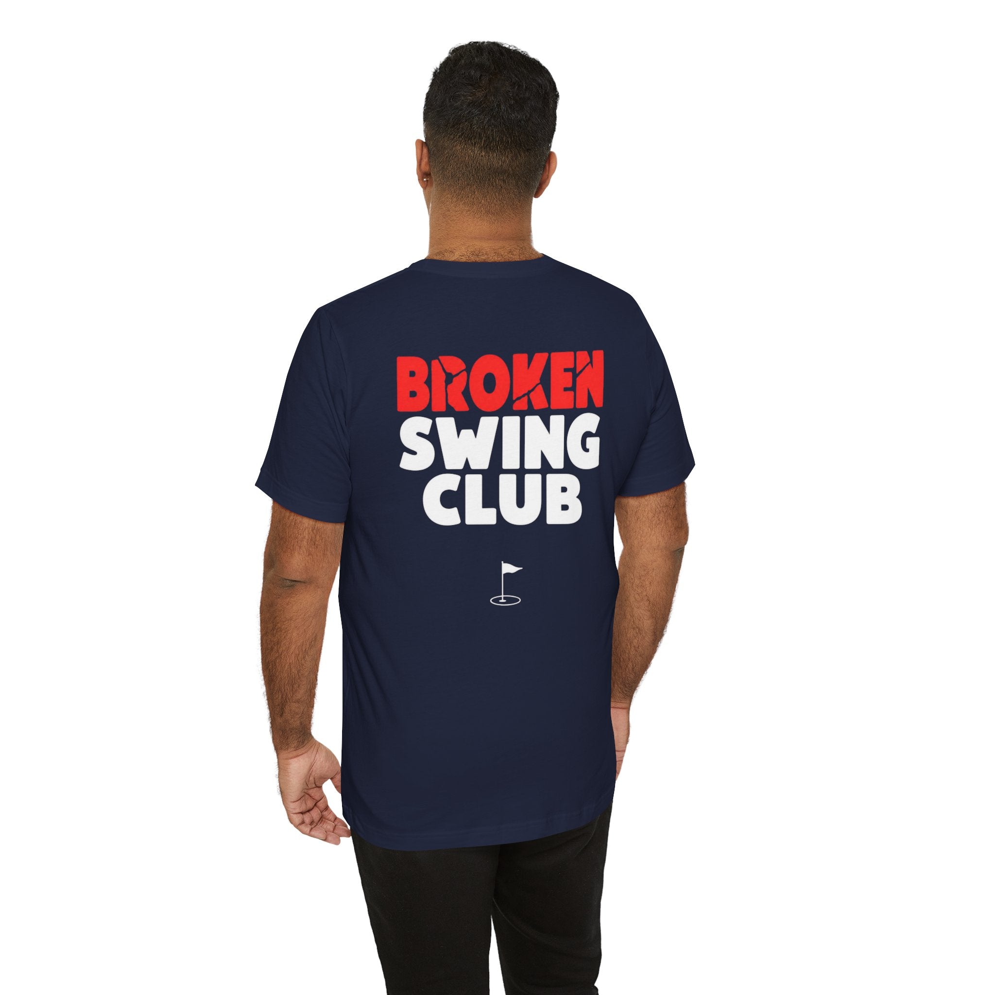 "Broken Swing Club" Golf Tee
