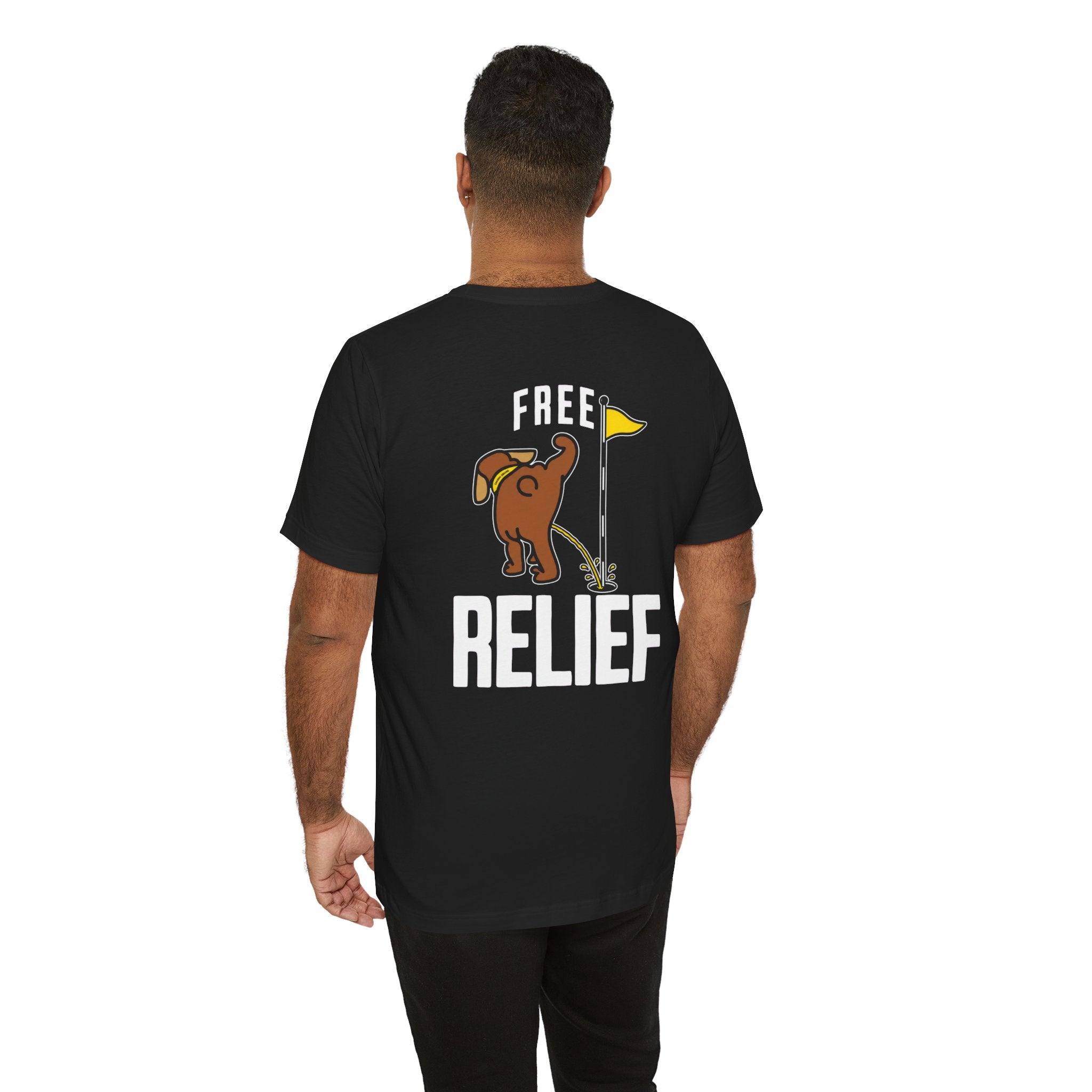 "Free Relief" Golf Tee