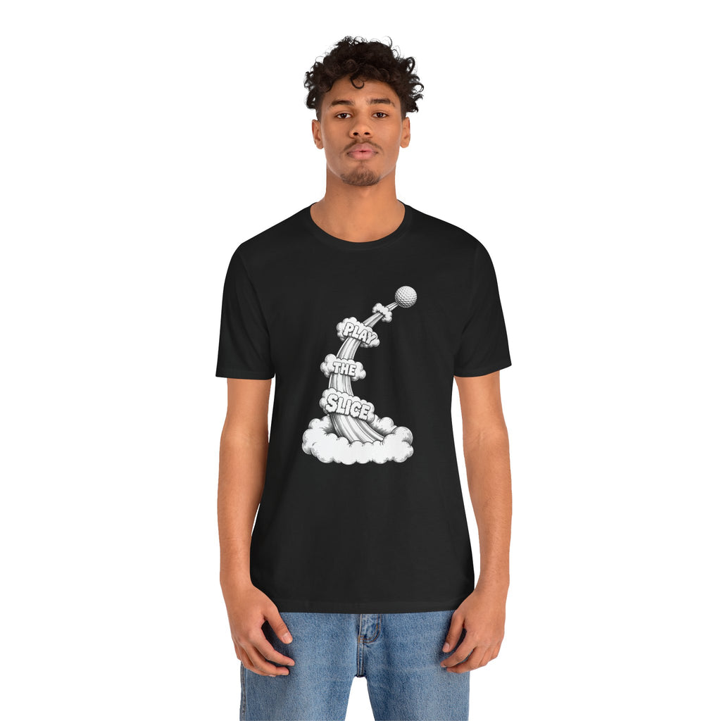 "Play The Slice" Golf Tee