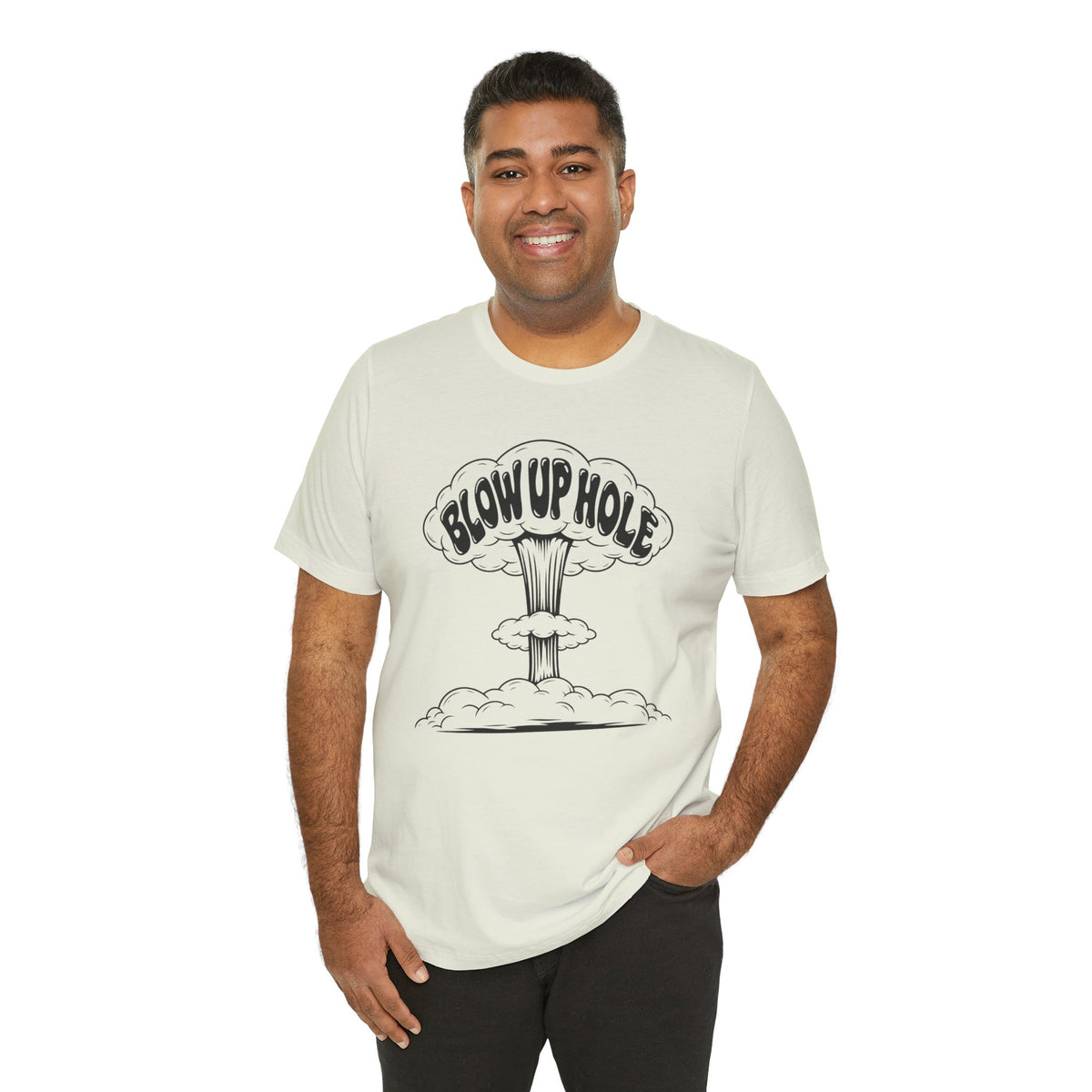 "Blow Up Hole" Golf Tee