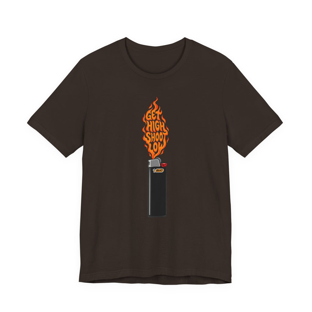 "Get High Shoot Low" Golf Tee