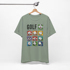 The "Many Moods Of Golf" Tee