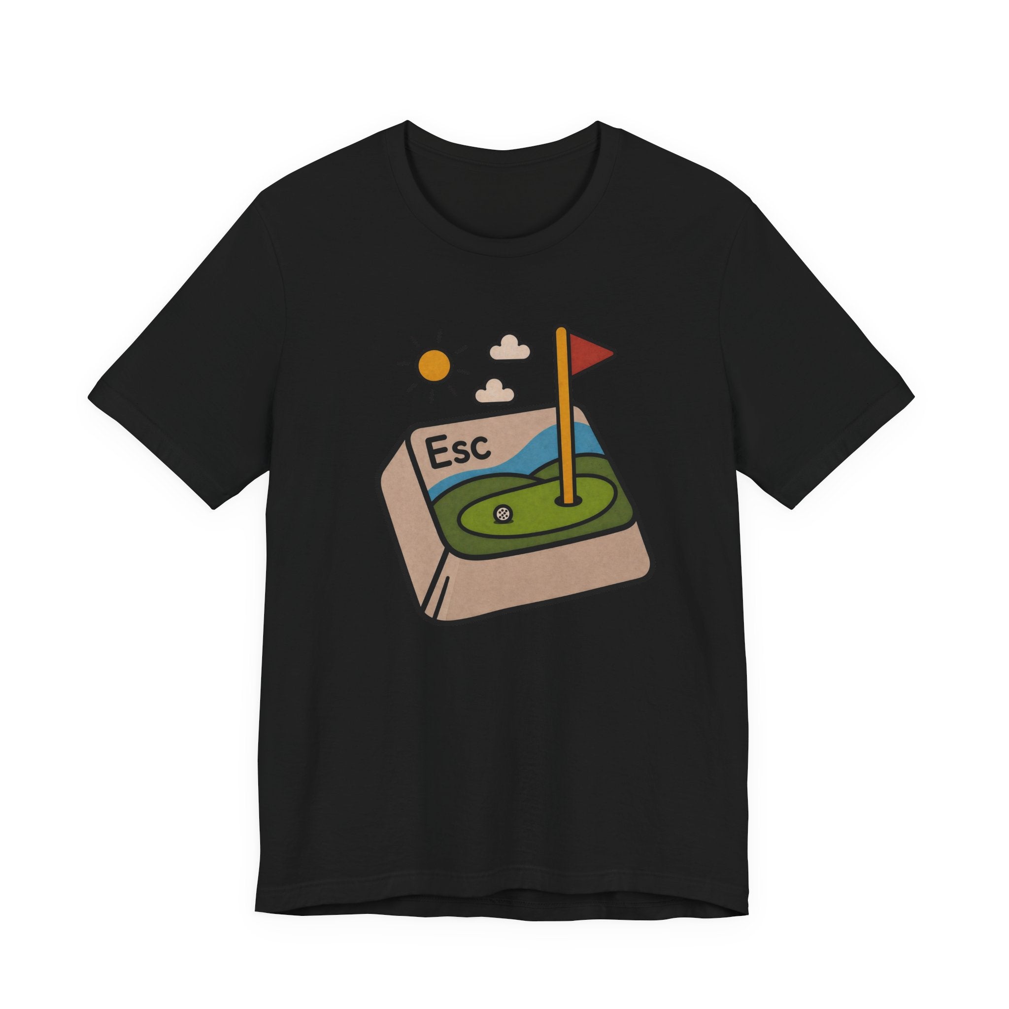 The "Golf Escape Button" Tee