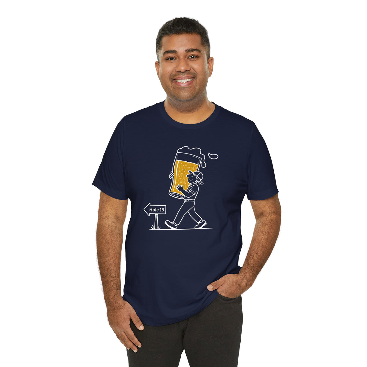"19th Hole Champ" Golf Tee