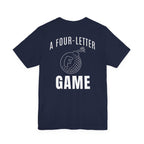 "Four Letter Game" Golf Tee