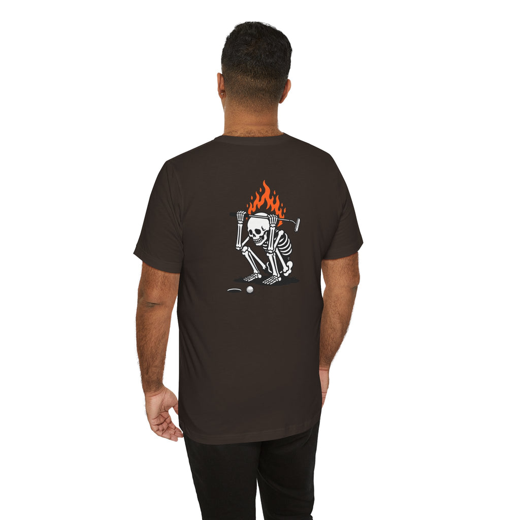 "Death by Three Putt" Golf Tee