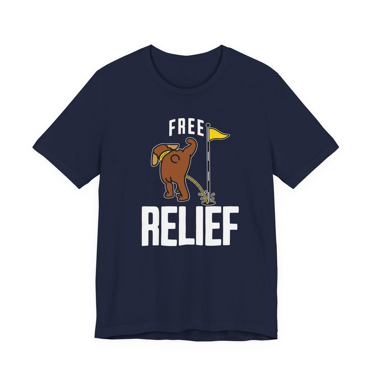 "Free Relief" Golf Tee