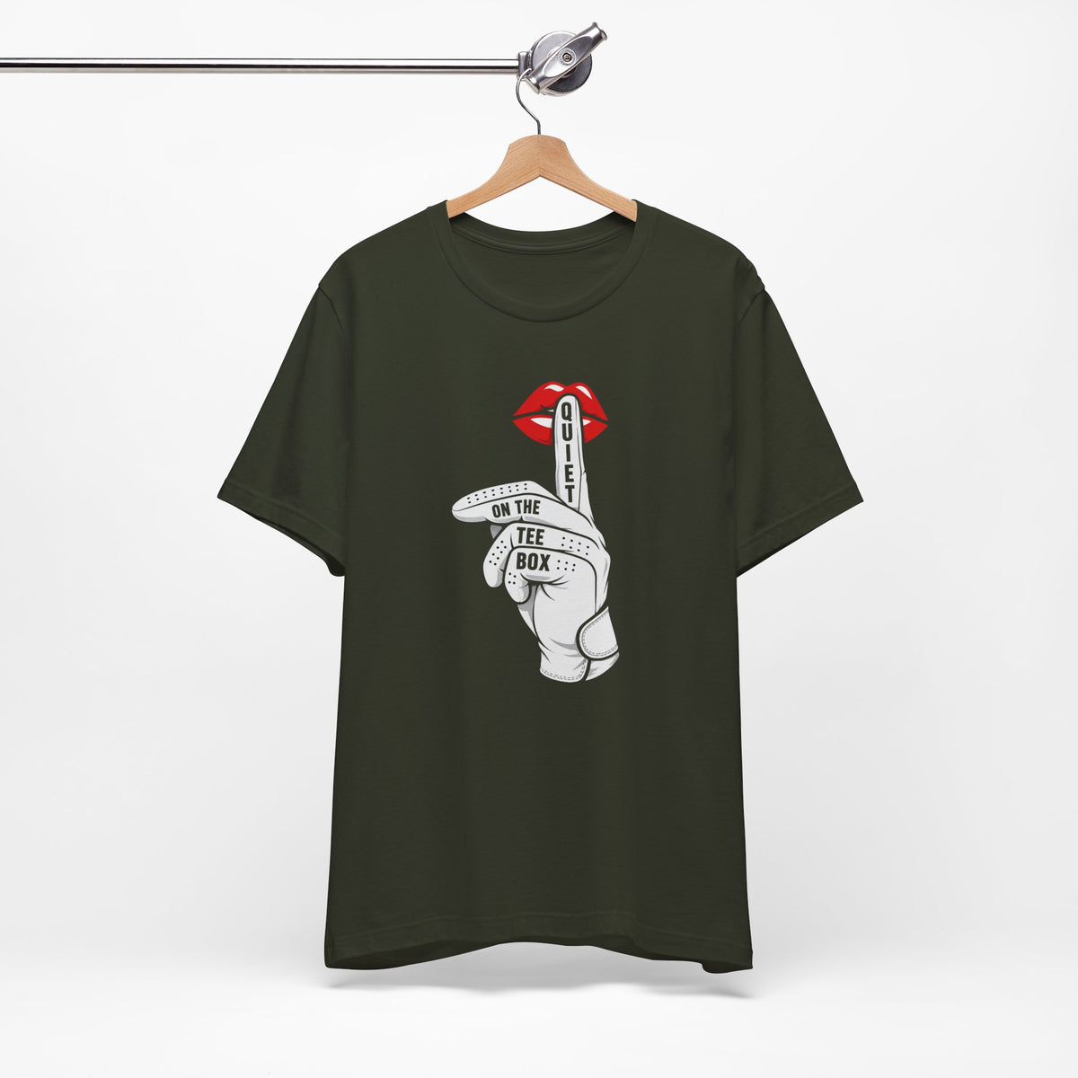 "Quiet On The Tee" Golf Tee