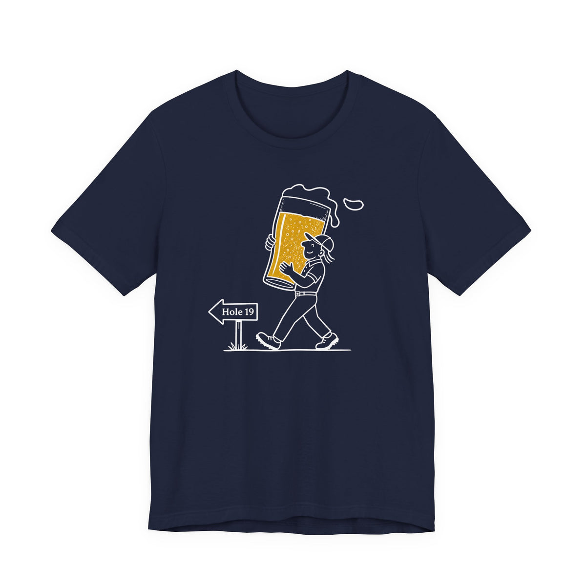 "19th Hole Champ" Golf Tee
