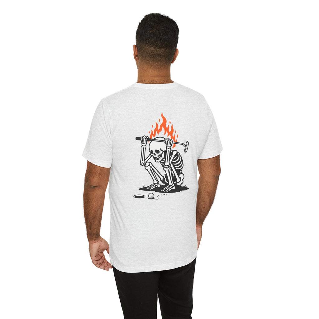 "Death by Three Putt" Golf Tee