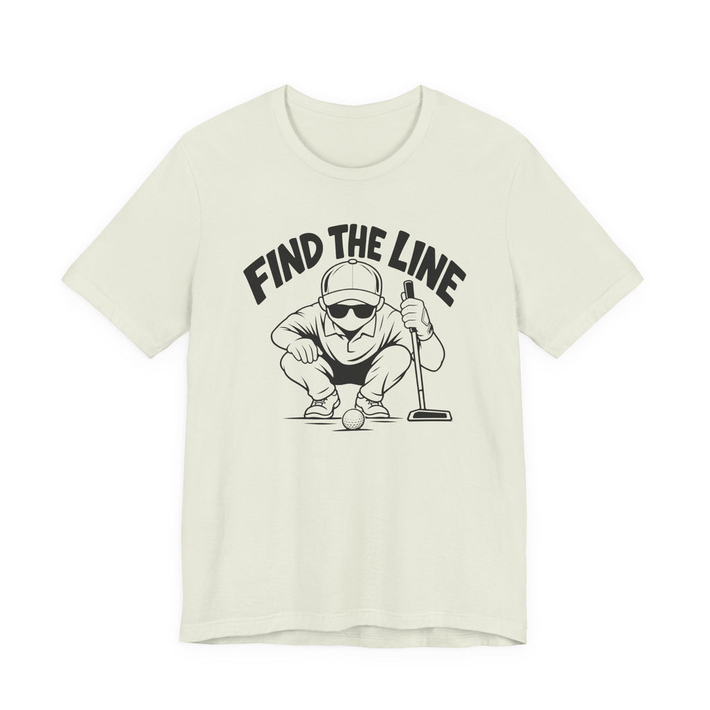 "Find The Line" Golf Tee