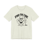 "Find The Line" Golf Tee