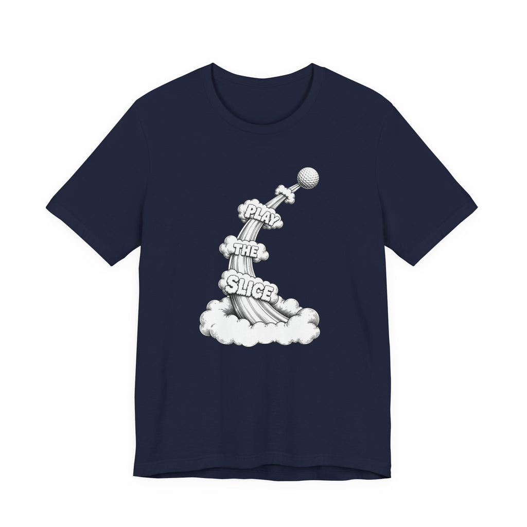 "Play The Slice" Golf Tee