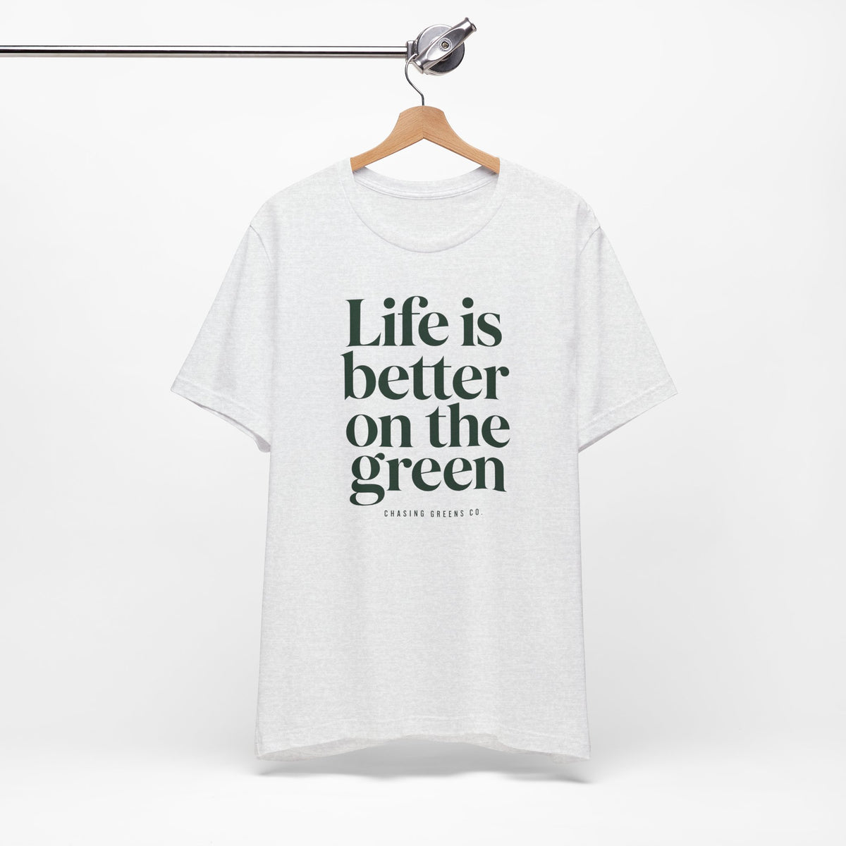 "Better On Greens" Golf Tee