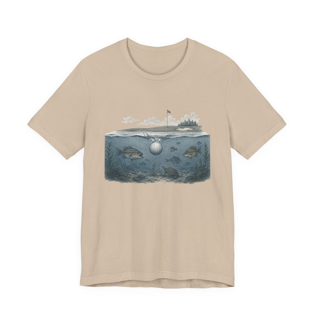"Water Hazard Life" Golf Tee