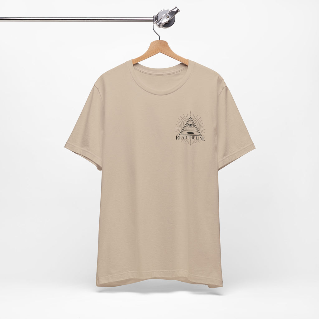 "Read The Line" Chest Tee