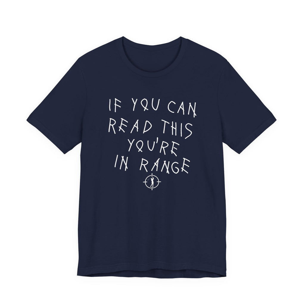 "In Range" Golf Tee