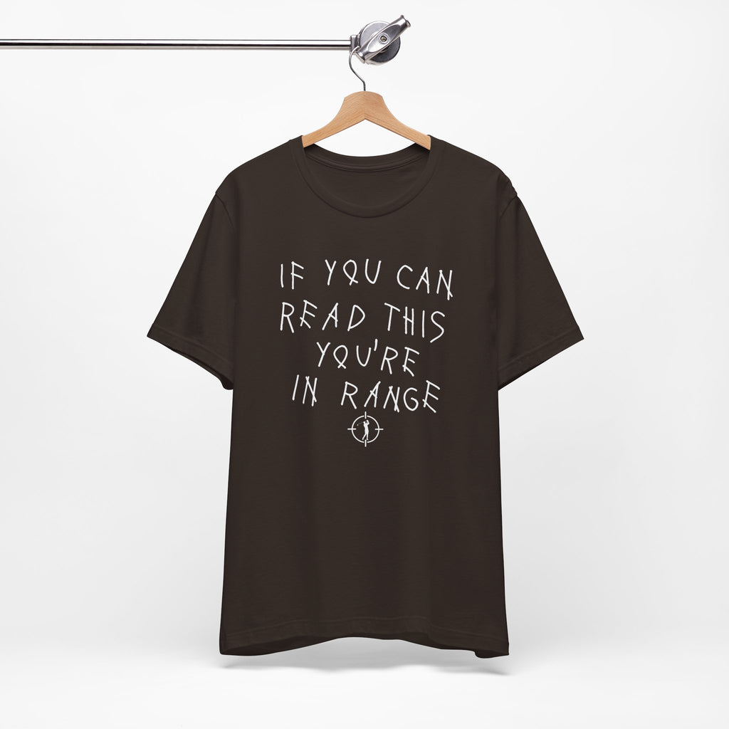"In Range" Golf Tee