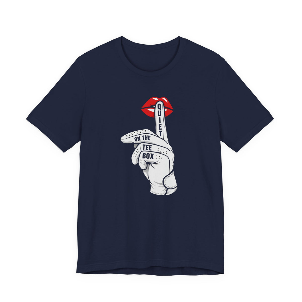 "Quiet On The Tee" Golf Tee
